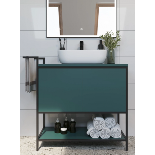 Раковина накладная Церсанит Moduo 50 Square 63570 белая